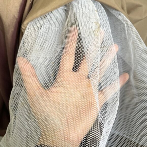 Vintage Y2K Bronzey Brown / Purple Iridescent Strapless Prom Dress - Picture 8 of 11